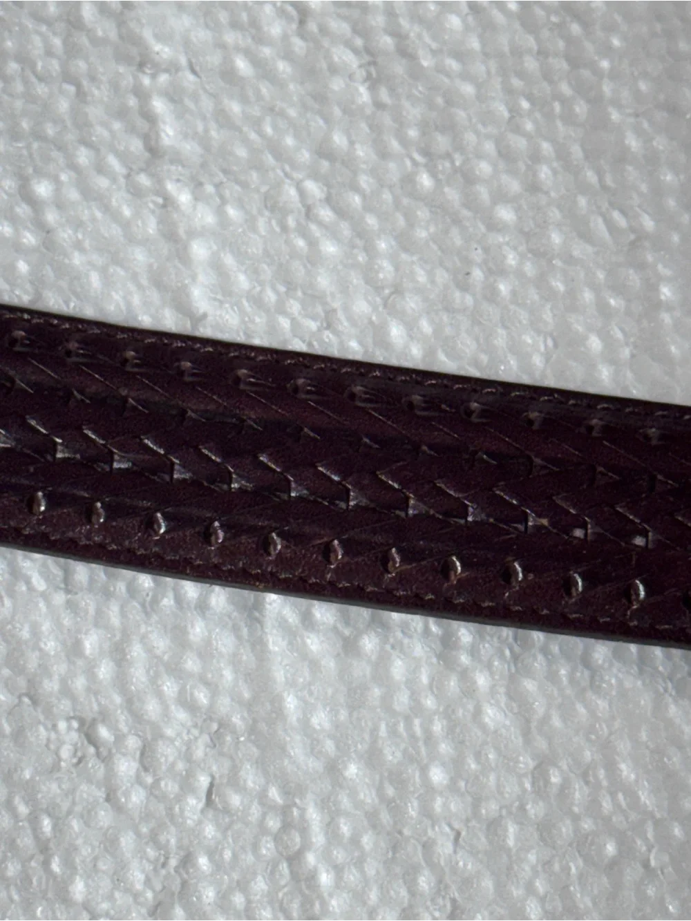 Brighton Onyx 42” Men's Dark Brown Leather Dress Belt with Polished Buckle